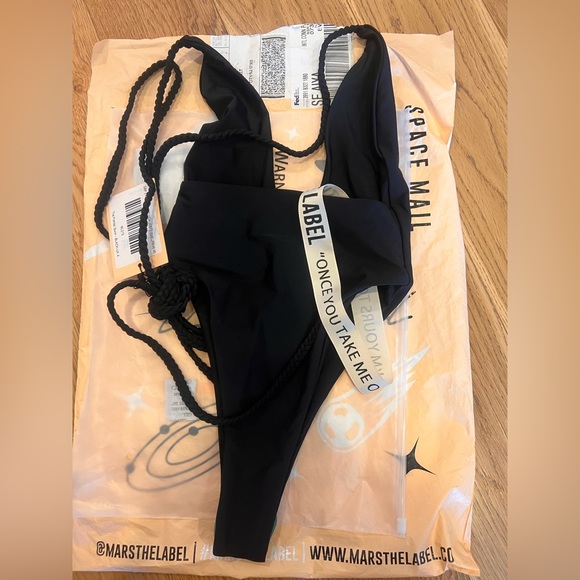 Mars the label- Fishtail Swim- Black size UK 4 - Picture 4 of 5